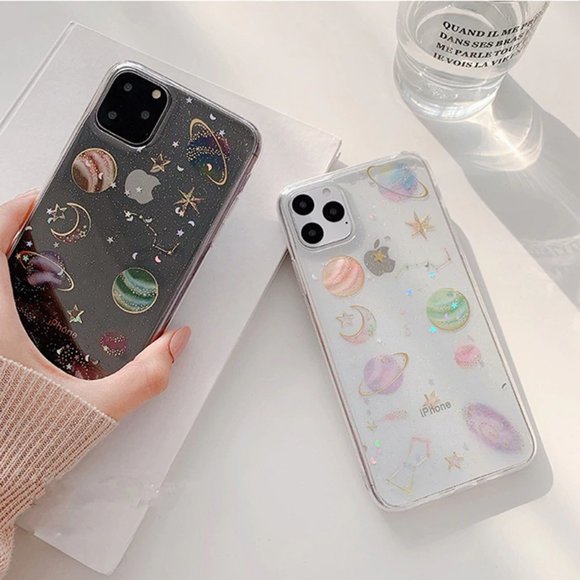 NEW iPhone 14/Pro/Max Cute Universe Star Clear phone case - Picture 3 of 8